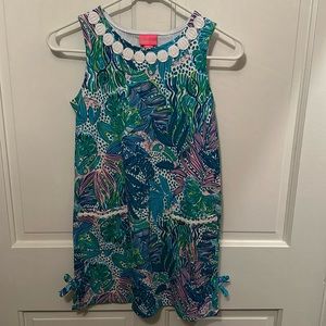 Girls little classic swing dress